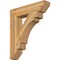 Ekena Millwork Merced Slat Rough Sawn Bracket, Western Red Cedar, 6"W x 30"D x 34"H BKT06X30X34MRC06RWR - alternate 1